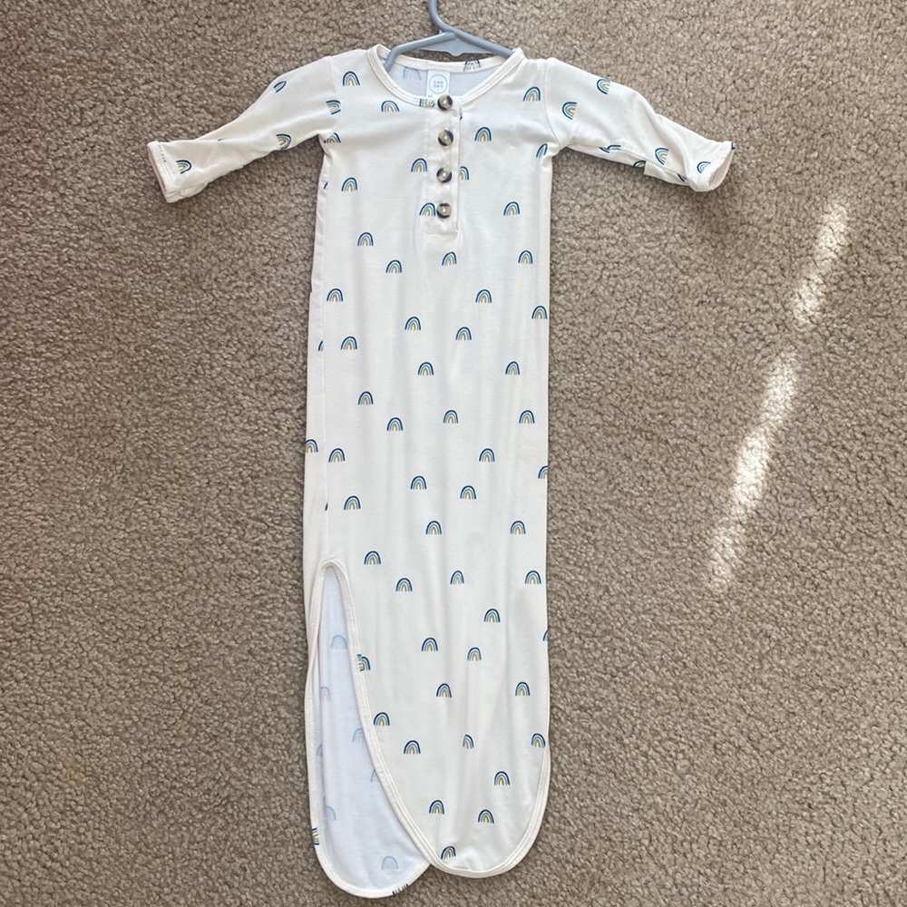 Lou Lou & Co Retired Ezra Knotted Gown Newborn